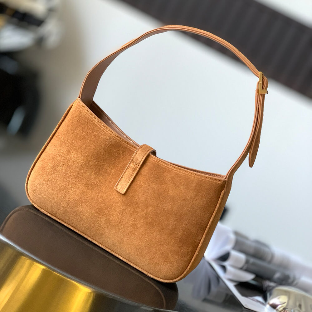YSL LE 5 A 7 HOBO BAG IN SUEDE