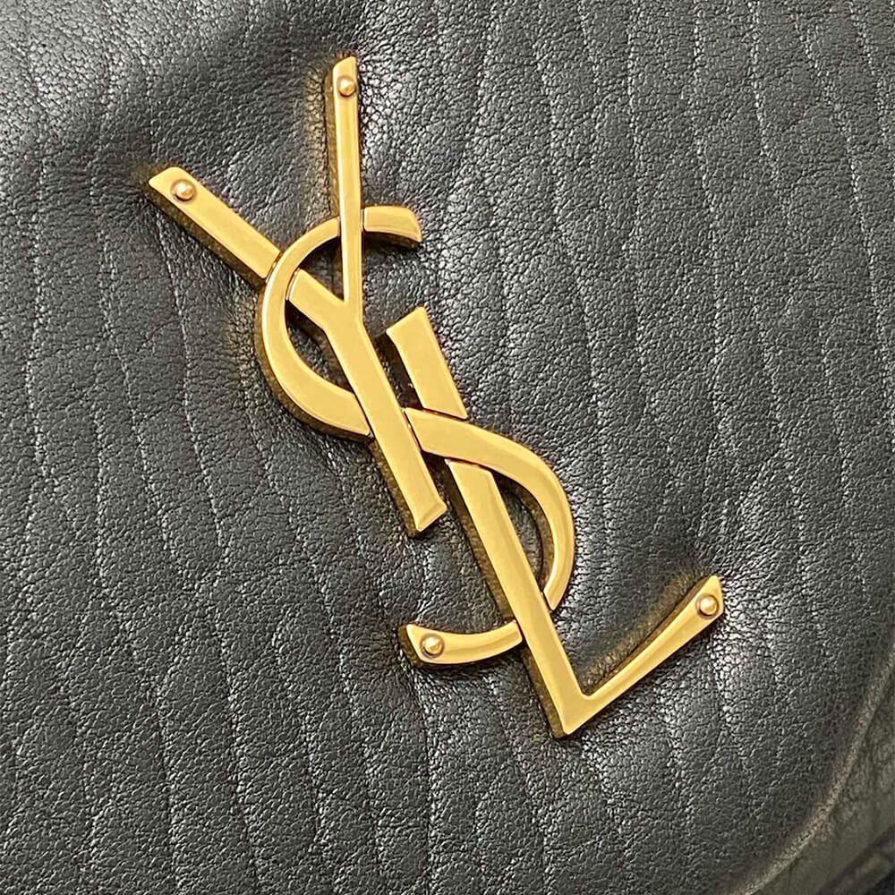 YSL calypso medium in grained lambskin