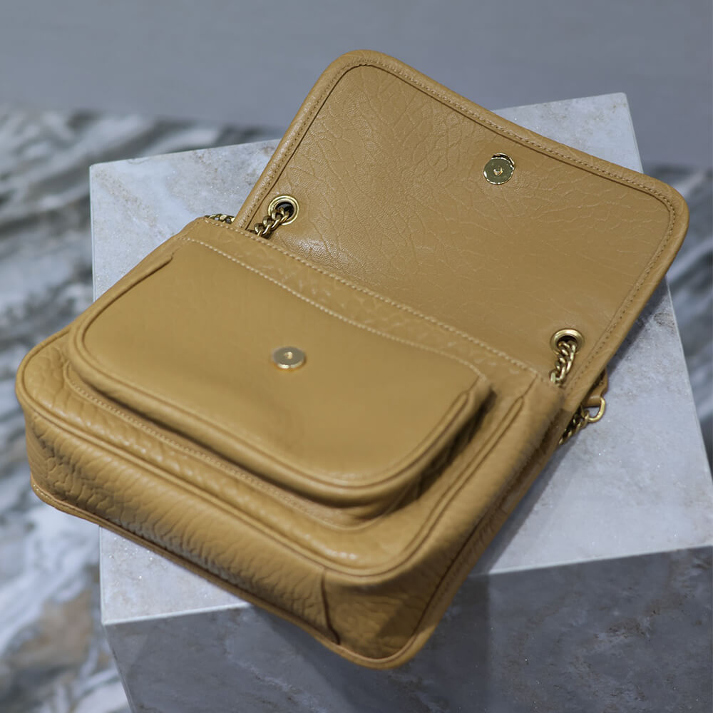 YSL NIKI baby in grained lambskin(HIGH-END GRADE)