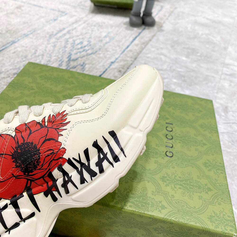 Gucci Rhyton Hawaii Print Sneaker