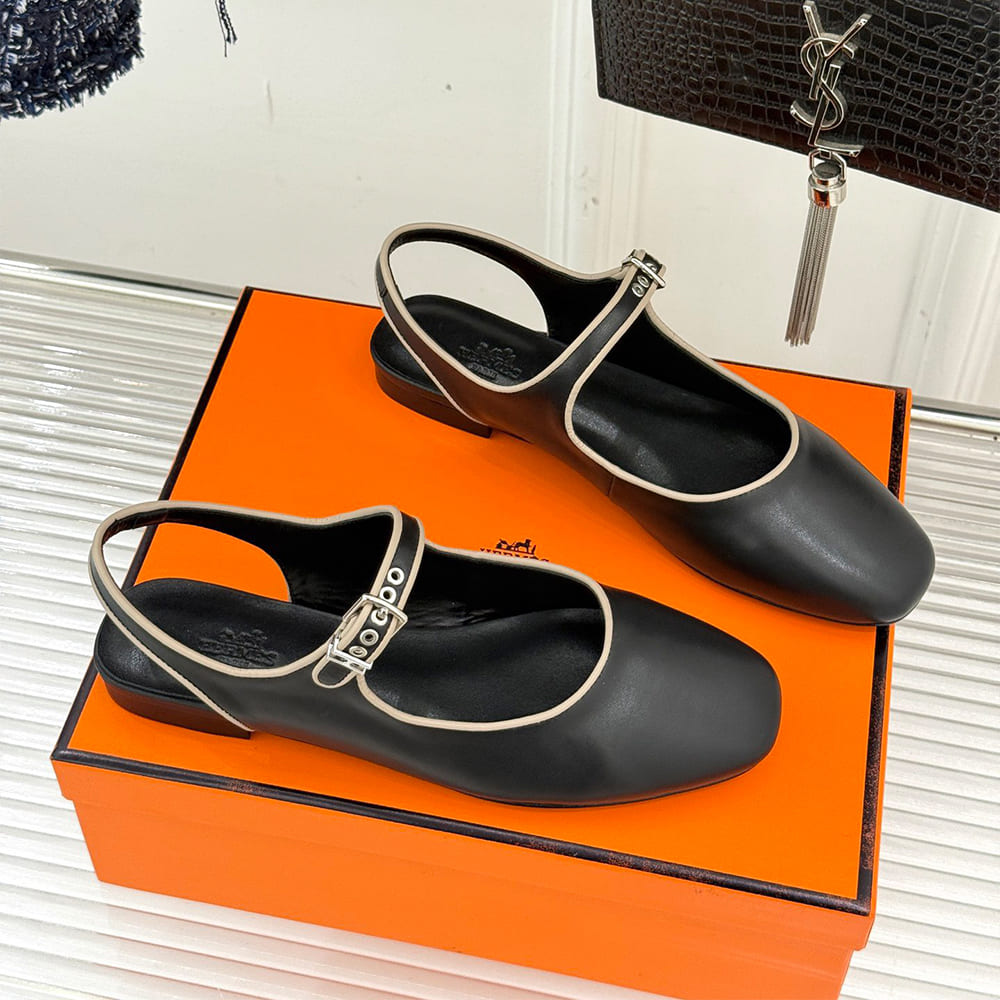 HERMES Kleo slingback