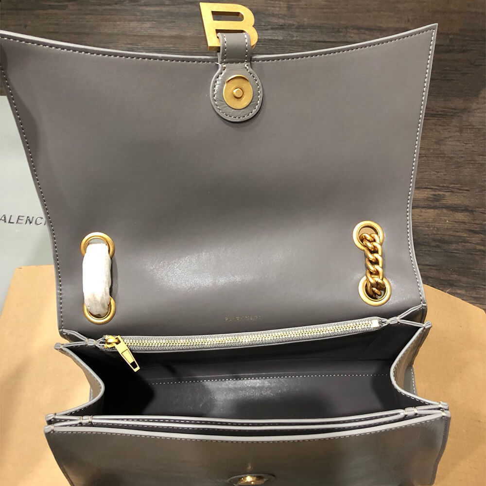 Balenciaga Women s Crush Chain Bag Medium(HIGH-END GRADE)