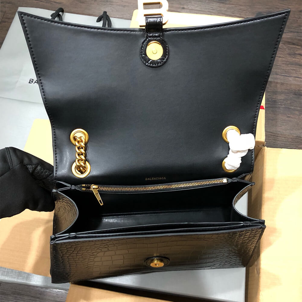 Balenciaga Women s Crush Chain Bag Medium(HIGH-END GRADE)