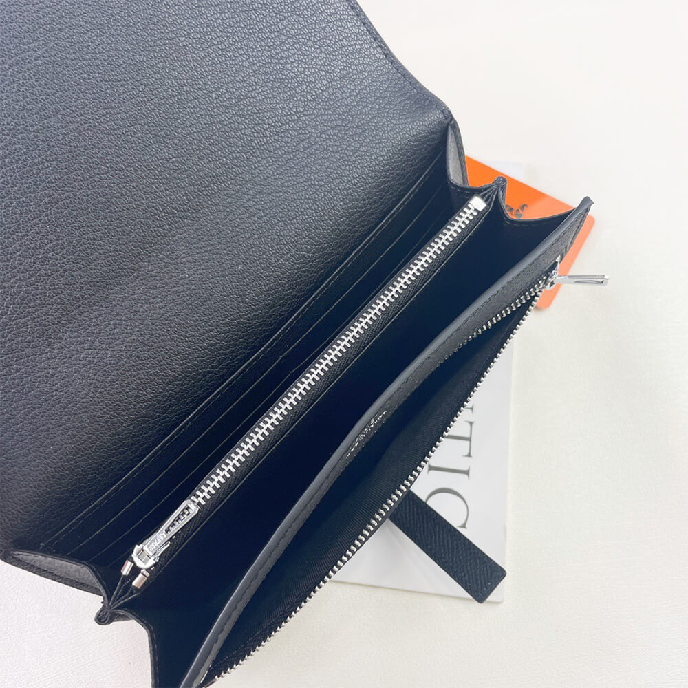 HERMES New H Passant Toutenmain wallet(HIGH-END GRADE)