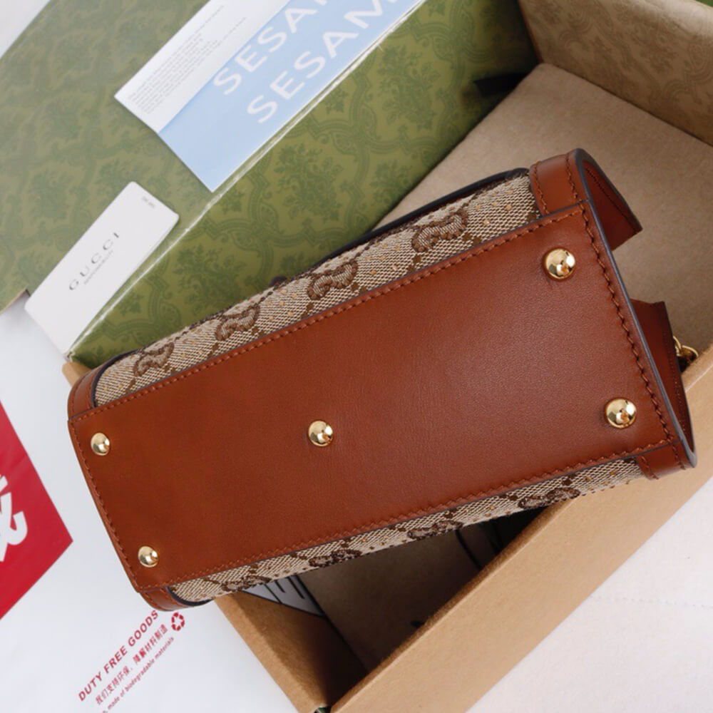 Gucci Diana crystal mini tote bag(high-end grade)