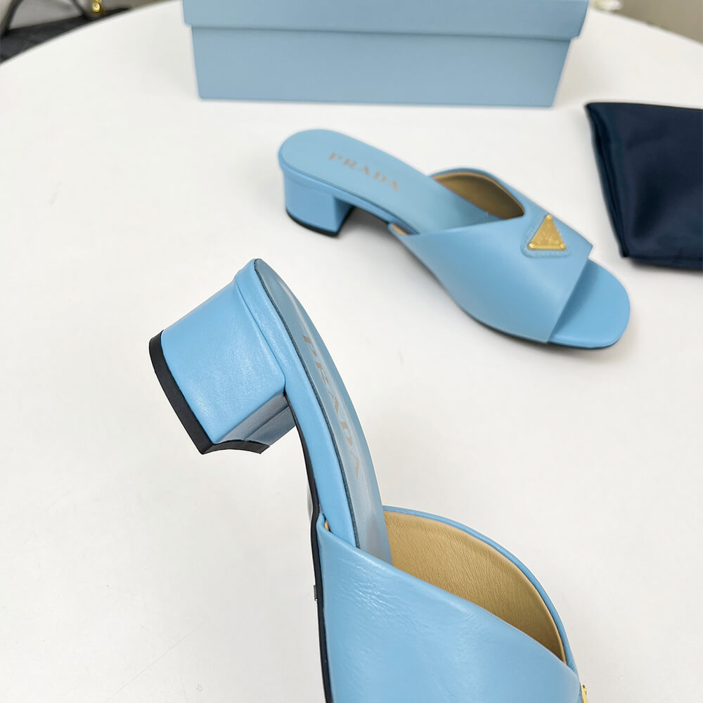 Prada Padded nappa leather sandals