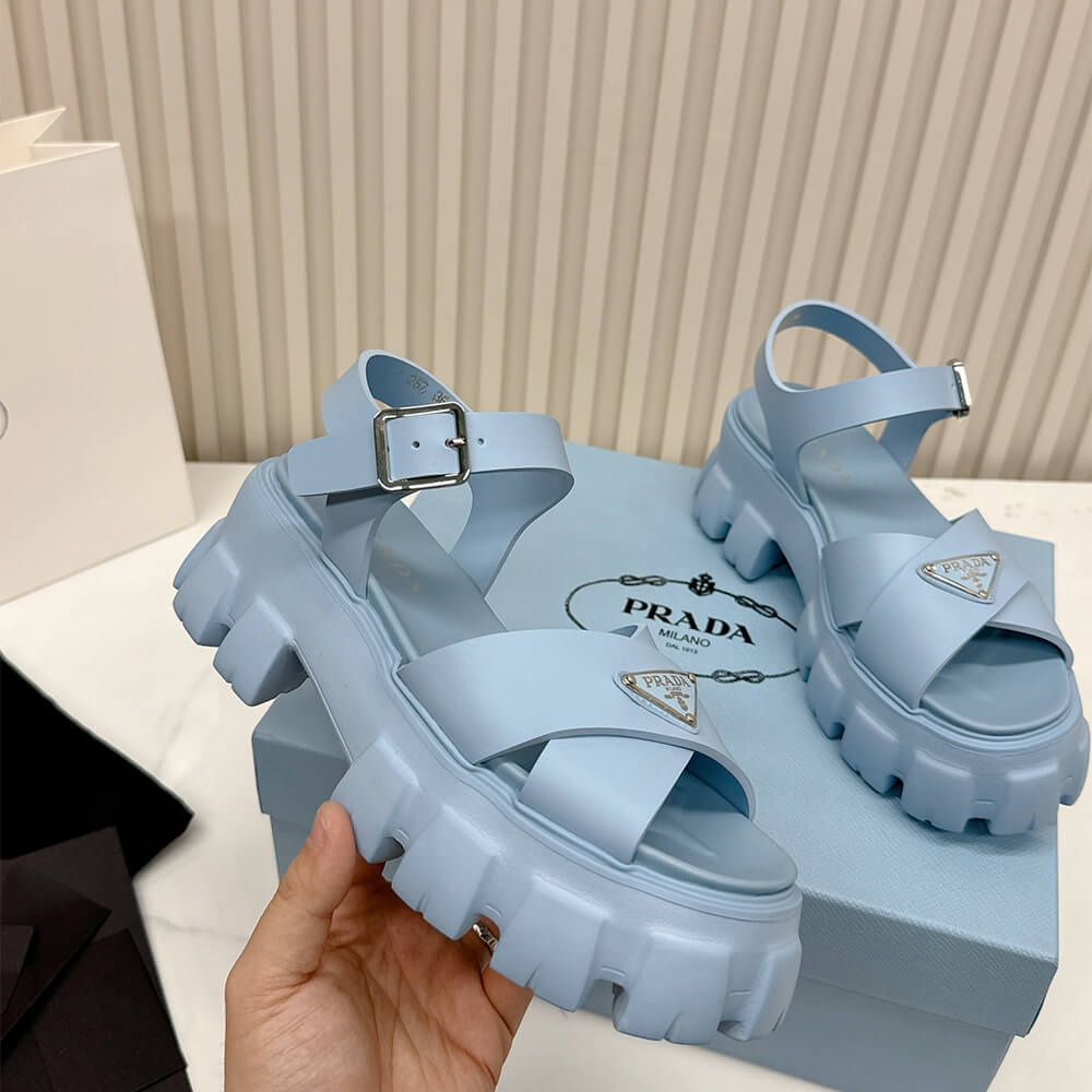 PRADA Monolith rubber sandals