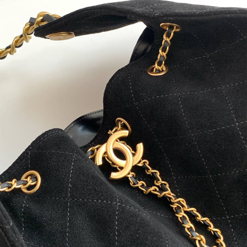 CHANEL 25 Medium Handbag SUEDE(high-end grade)