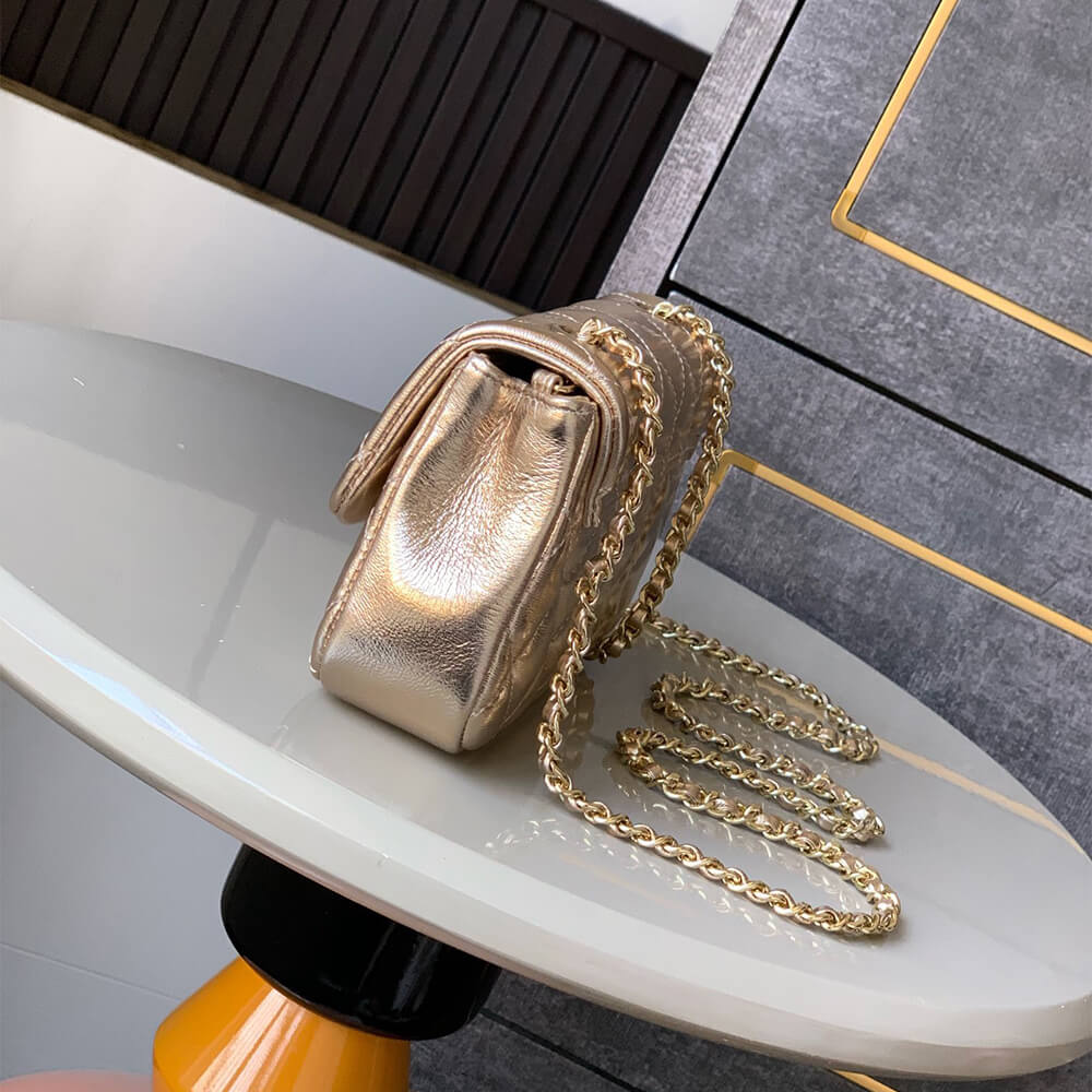 Chanel FLAP PHONE HOLDER WITH CHAIN(HIGH-END GRADE)