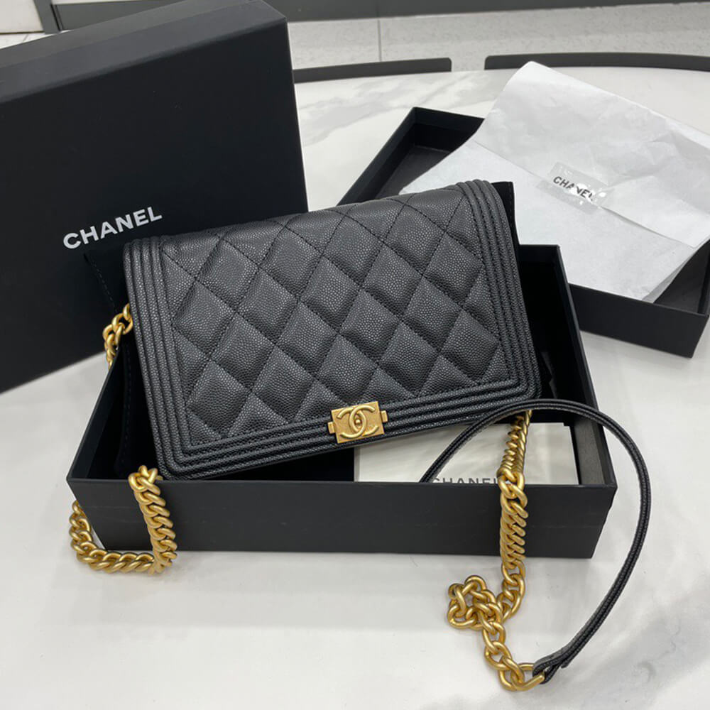 Chanel BOY CHANEL Wallet On Chain(high-end grade)