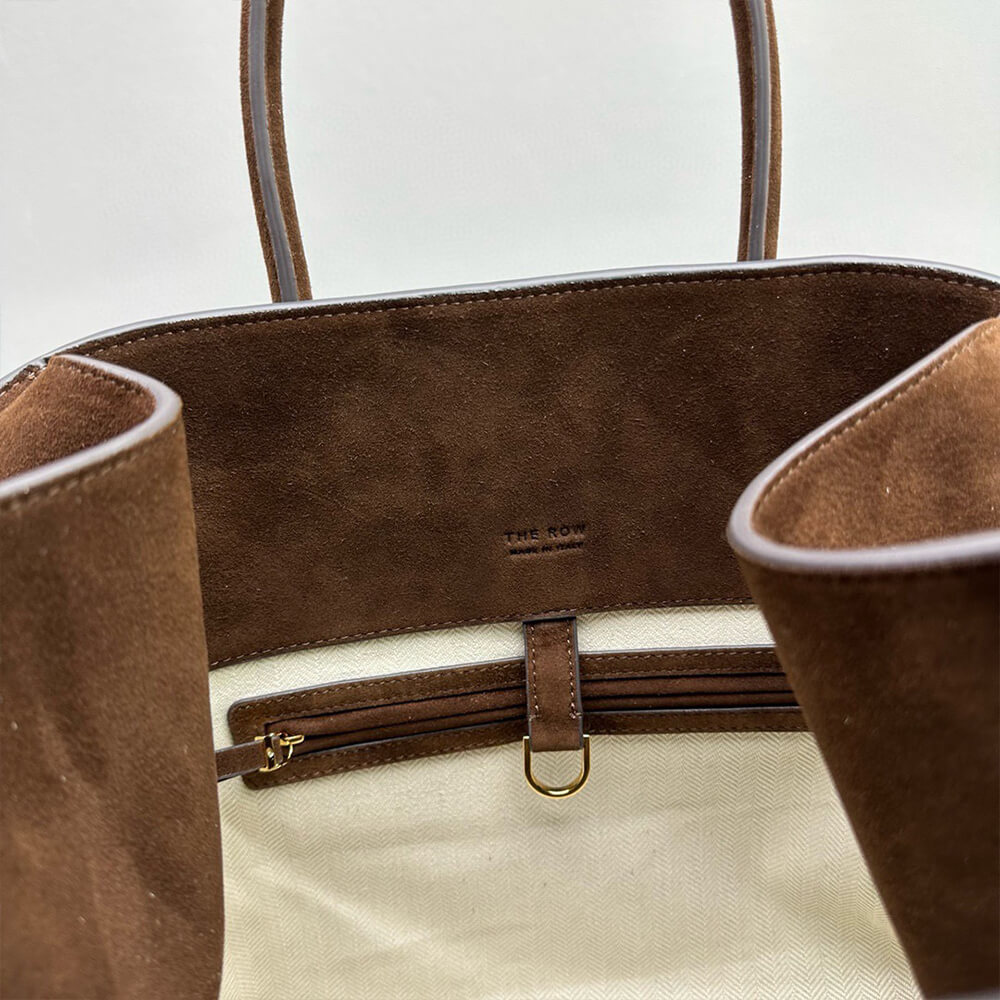 THE ROW  Soft Margaux 15 sued bag(High-end Grade)