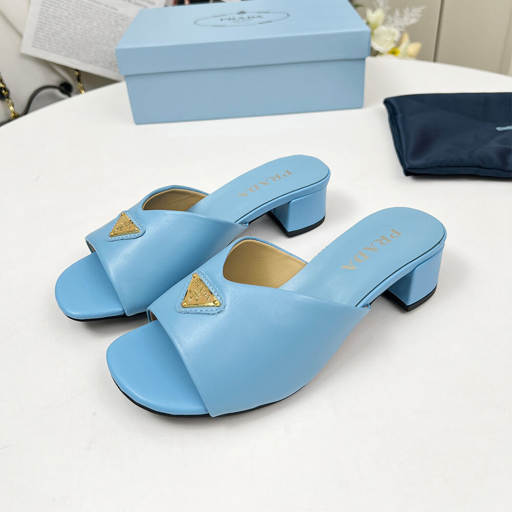Prada Padded nappa leather sandals
