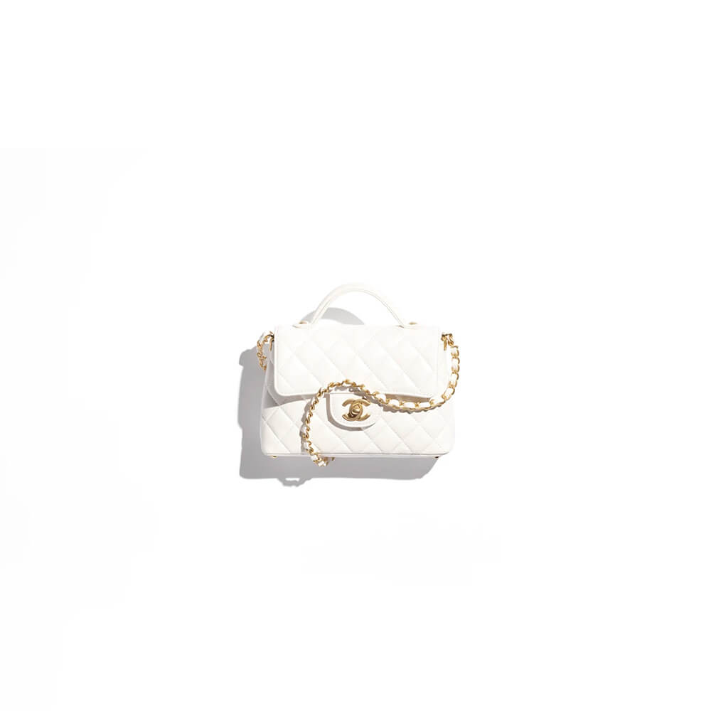 CHANEL Small Flap Bag with Top Handle(HIGH-END GRADE)