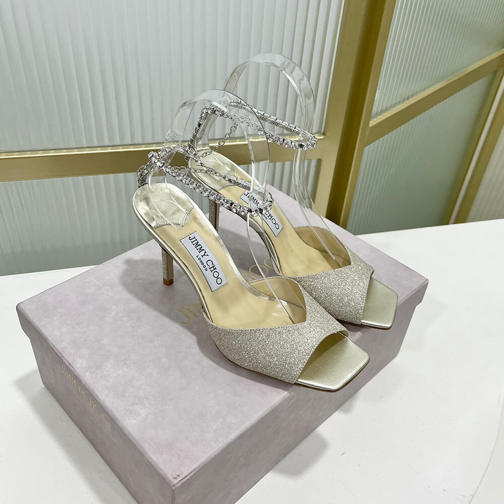 JIMMY CHOO Saeda Sandal 85