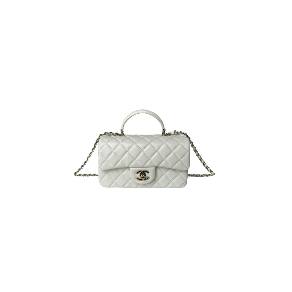 CHANEL Mini Classic Handbag With Top Handle