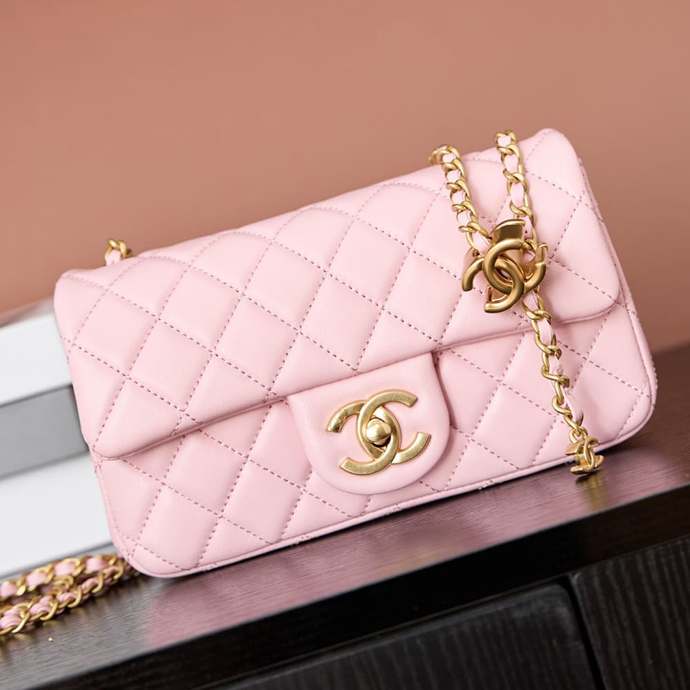 CHANEL Mini Flap Bag(HIGH-END GRADE)