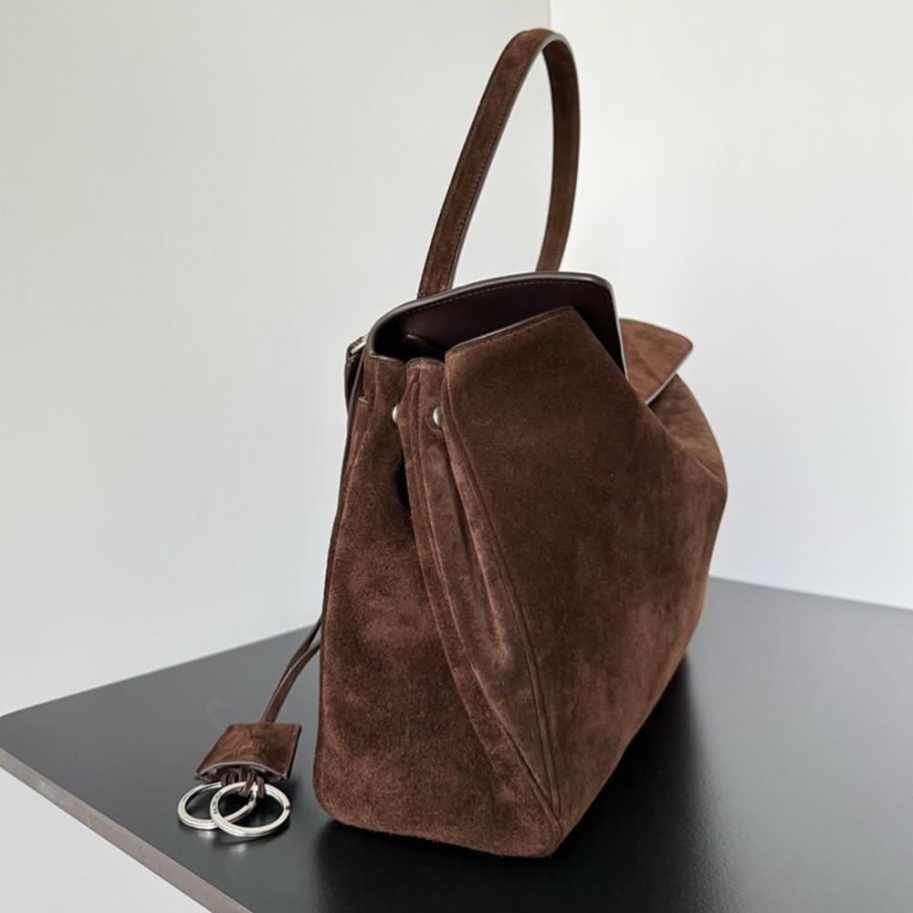 Balenciaga Rodeo Handbag Medium Suede(HIGH-END GRADE)