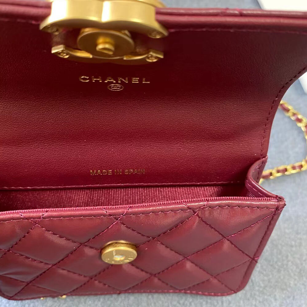 CHANEL Mini Clutch with Chain(high-end grade)