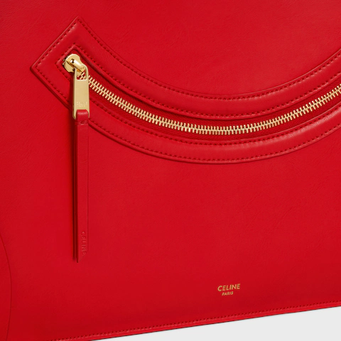 FLAT CABAS NEW LUGGAGE IN GLOSSY CALFSKIN