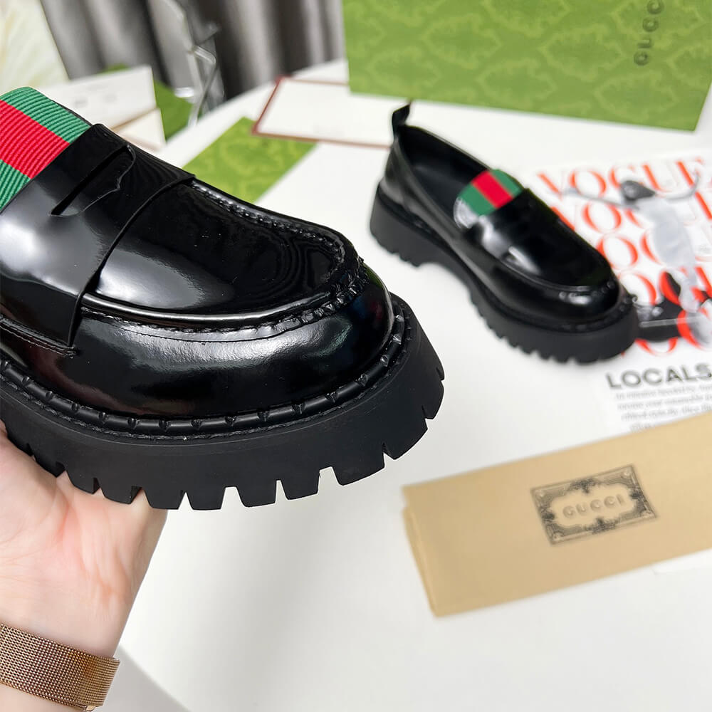 Gucci Women s loafer with Web