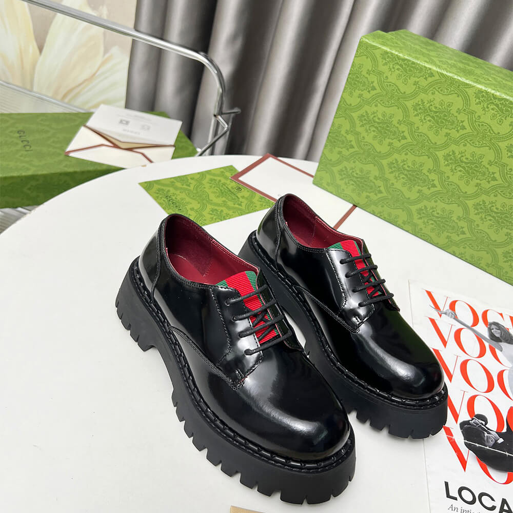 Gucci Women s lace-up with Web