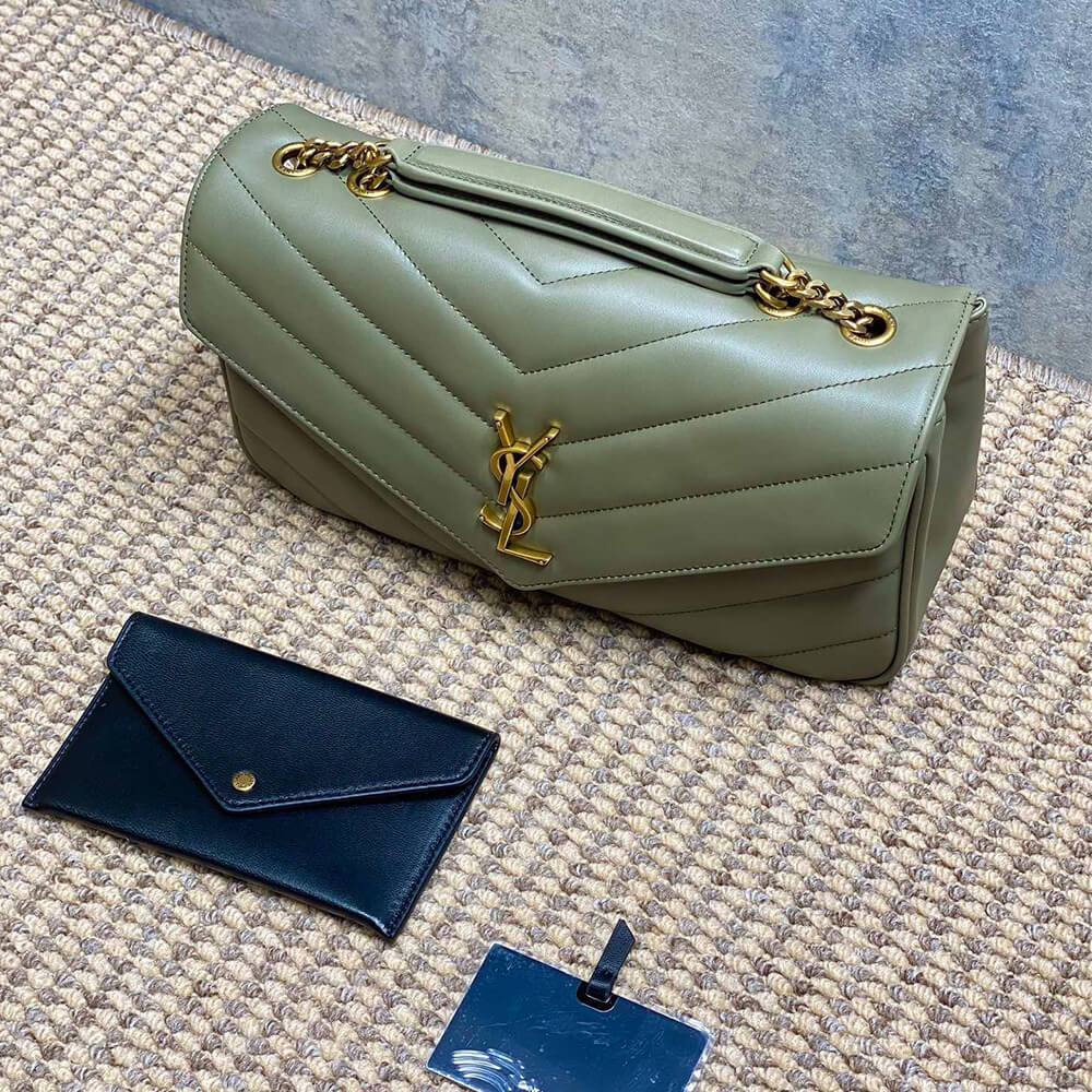 YSL LOULOU medium in MATELASSE lambskin(HIGH-END GRADE)