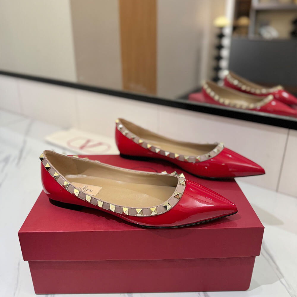 VALENTINO ROCKSTUD BALLET FLAT