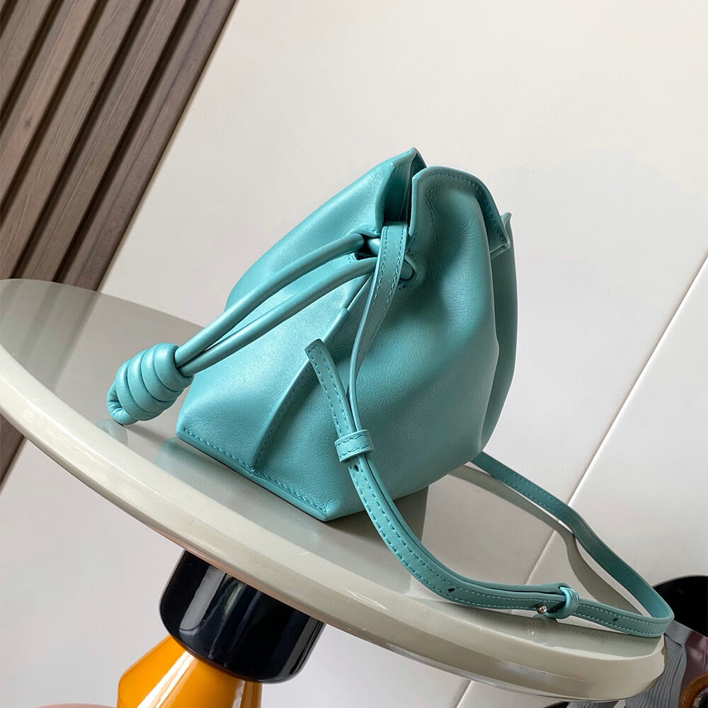 Loewe Mini Flamenco clutch in nappa calfskin(HIGH-END GRADE)