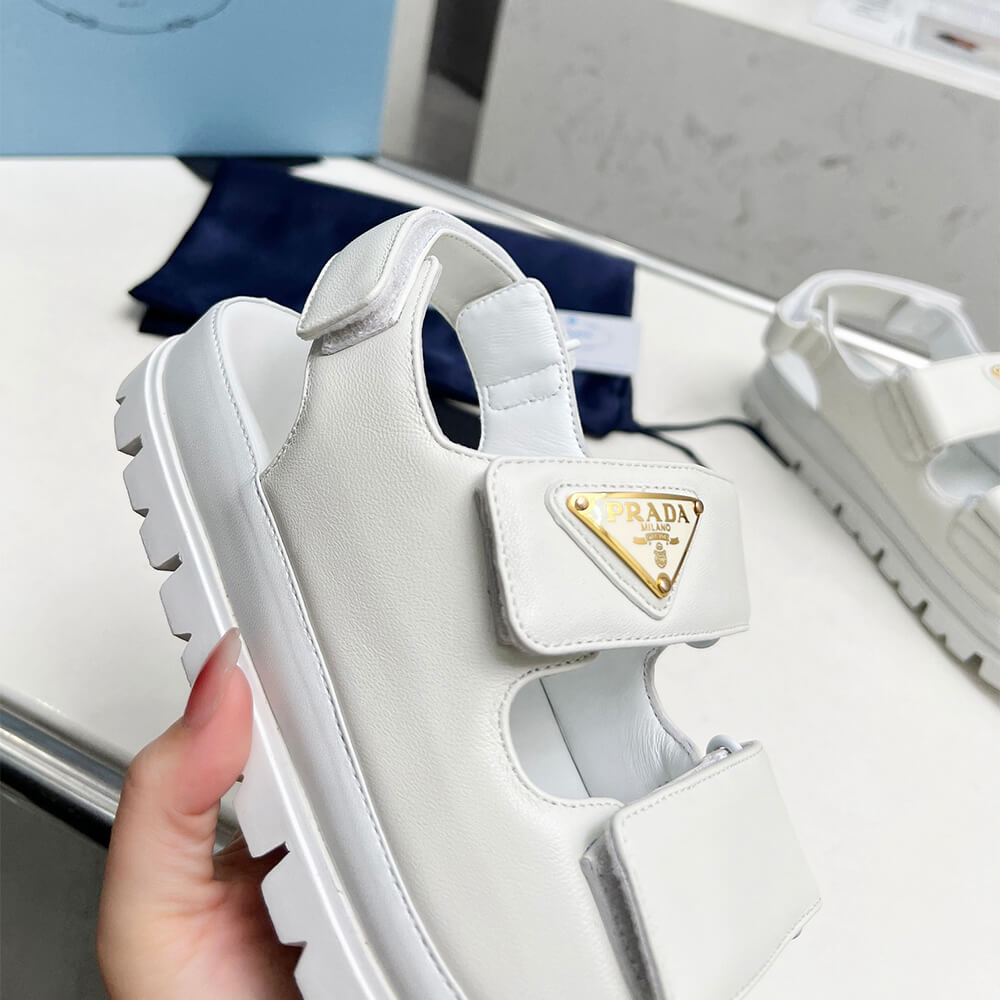 PRADA Nappa leather sandals