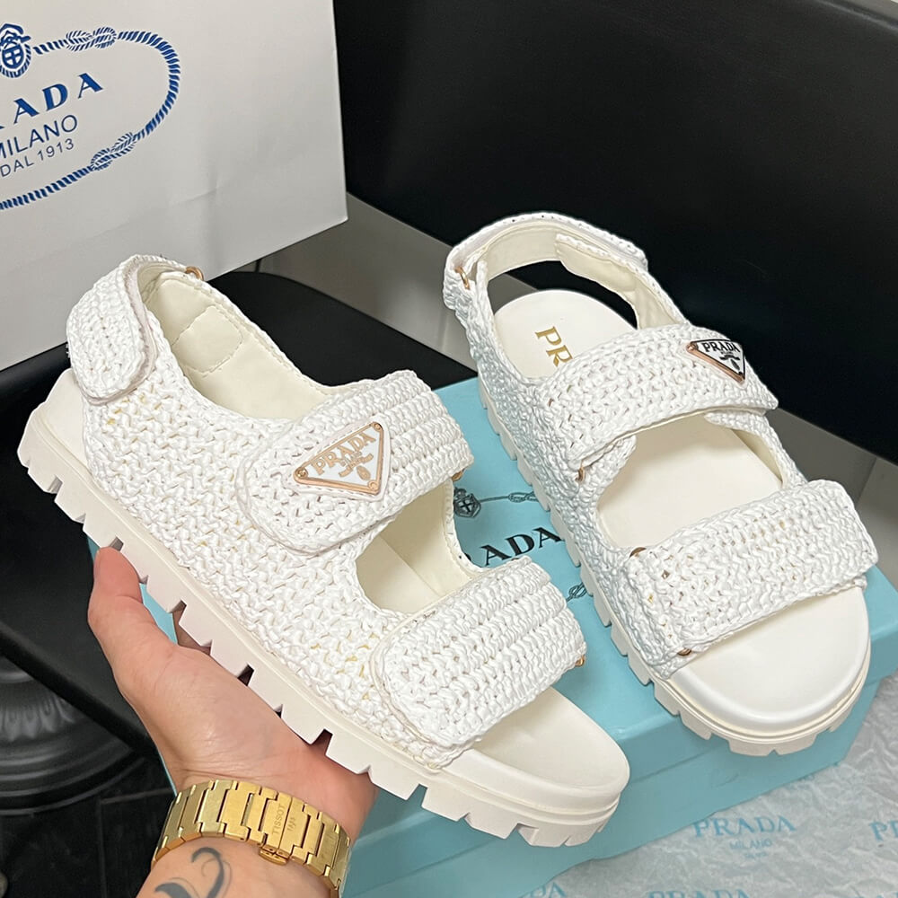 Prada Crochet sandals