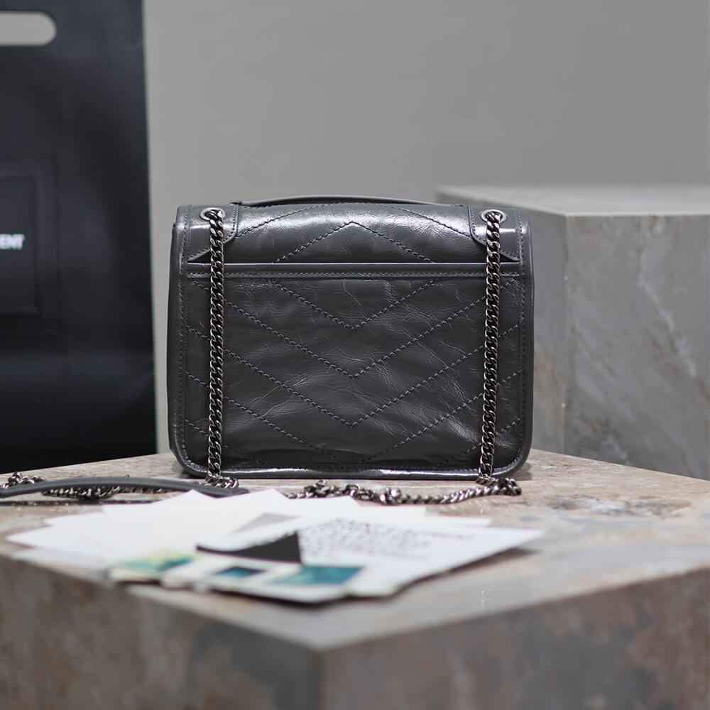 YSL NIKI baby in vintage leather(HIGH-END GRADE)