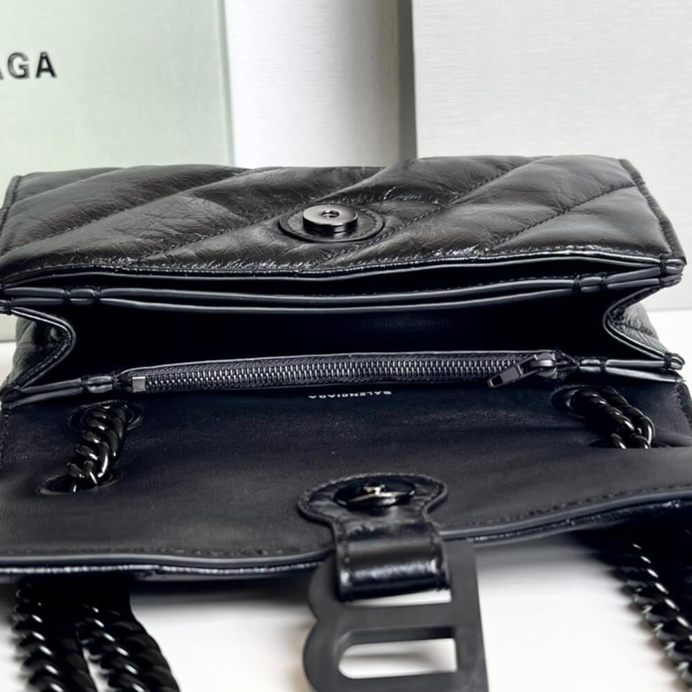 Balenciaga Women s Crush Chain Bag Small(HIGH-END GRADE)