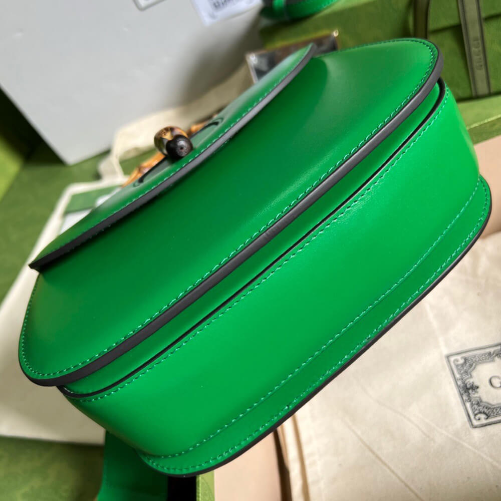 GUCCI BAMBOO 1947 JUMBO GG SMALL TOP HANDLE BAG