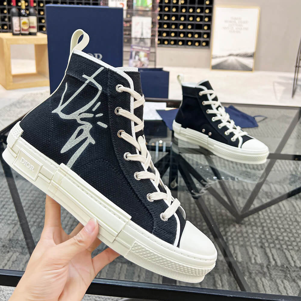 B23 CACTUS JACK DIOR HIGH-TOP SNEAKER