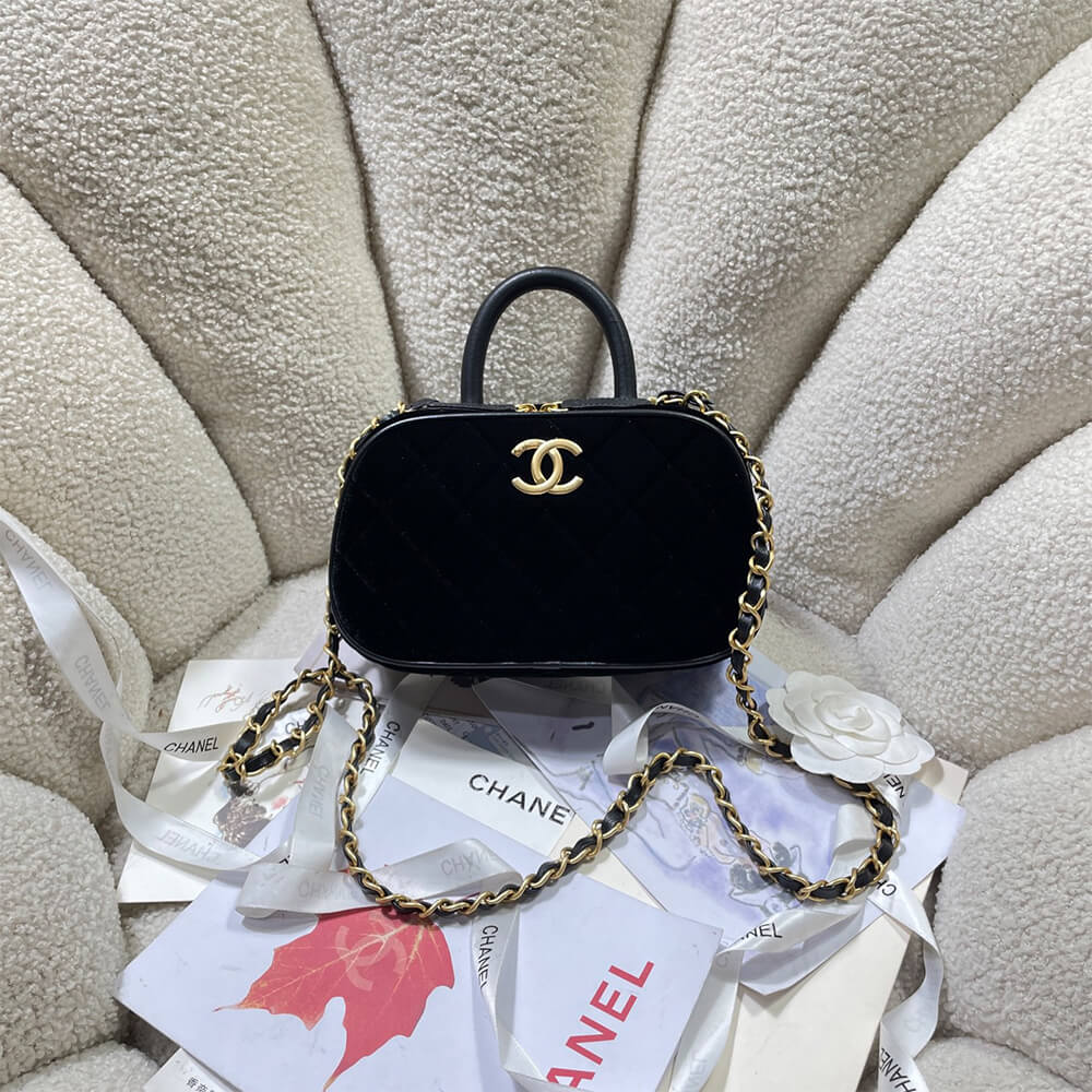 CHANEL Mini Bowling Bag(HIGH-END GRADE)