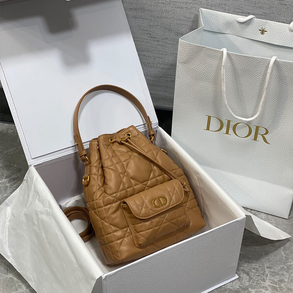 Small Dior Caro Bucket Bag(HIGH-END GRADE)