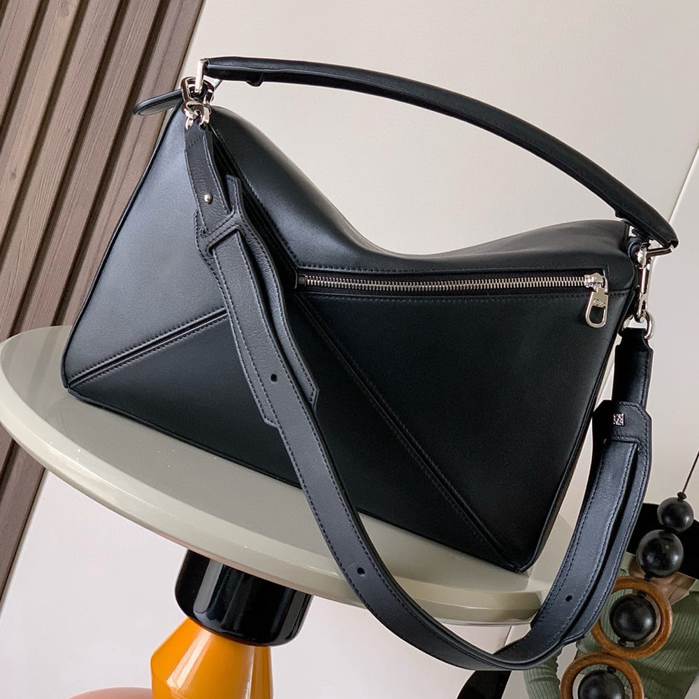 Loewe Large Featherlight Puzzle bag in nappa lambskin(HIGH-END GRADE)