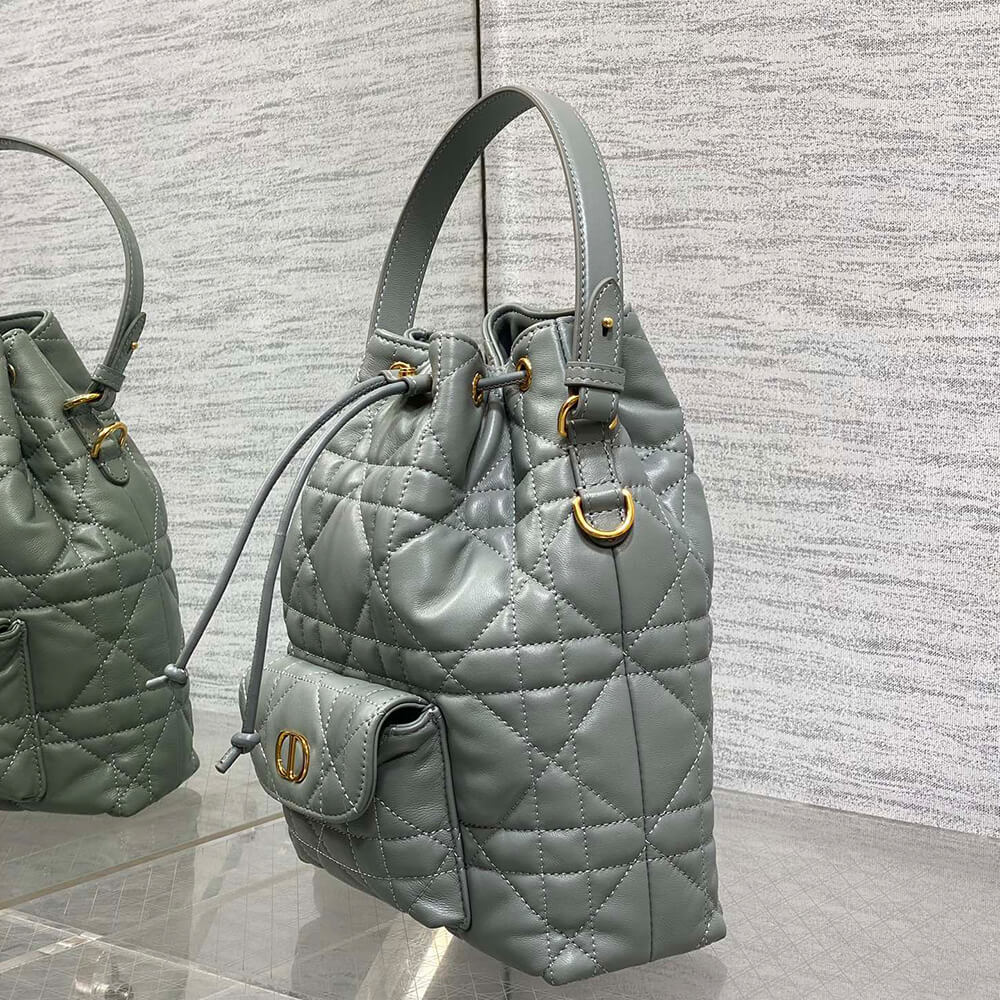 Small Dior Caro Bucket Bag(HIGH-END GRADE)