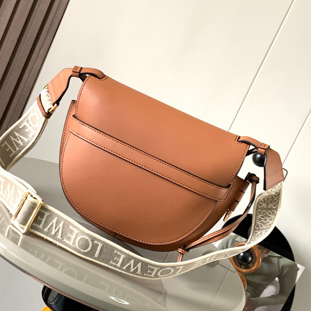 Loewe Small Gate bag in soft calfskin and jacquard