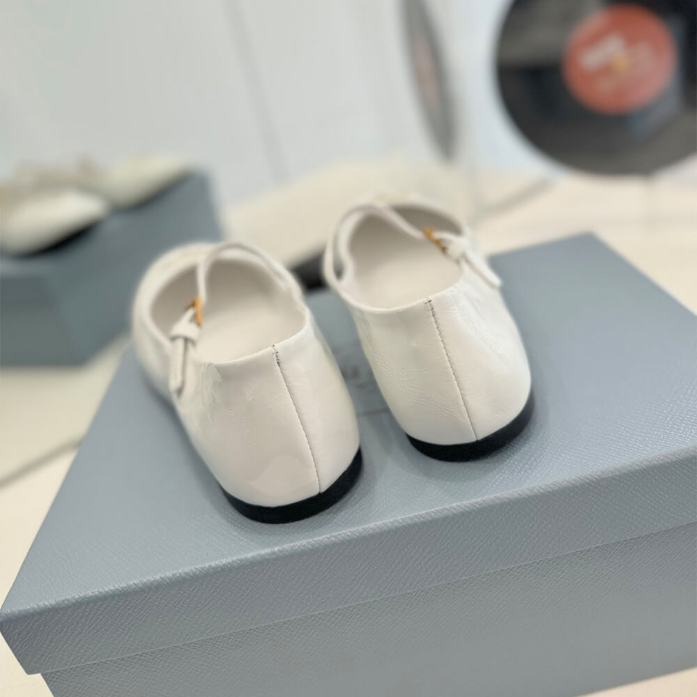 PRADA Nappa leather ballerinas
