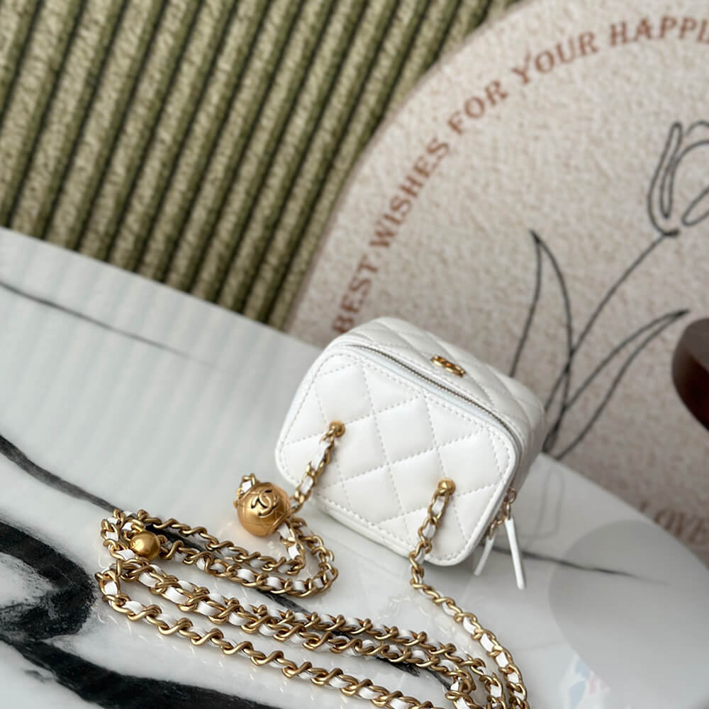 CHANEL Small Vanity Case(HIGH-END GRADE)